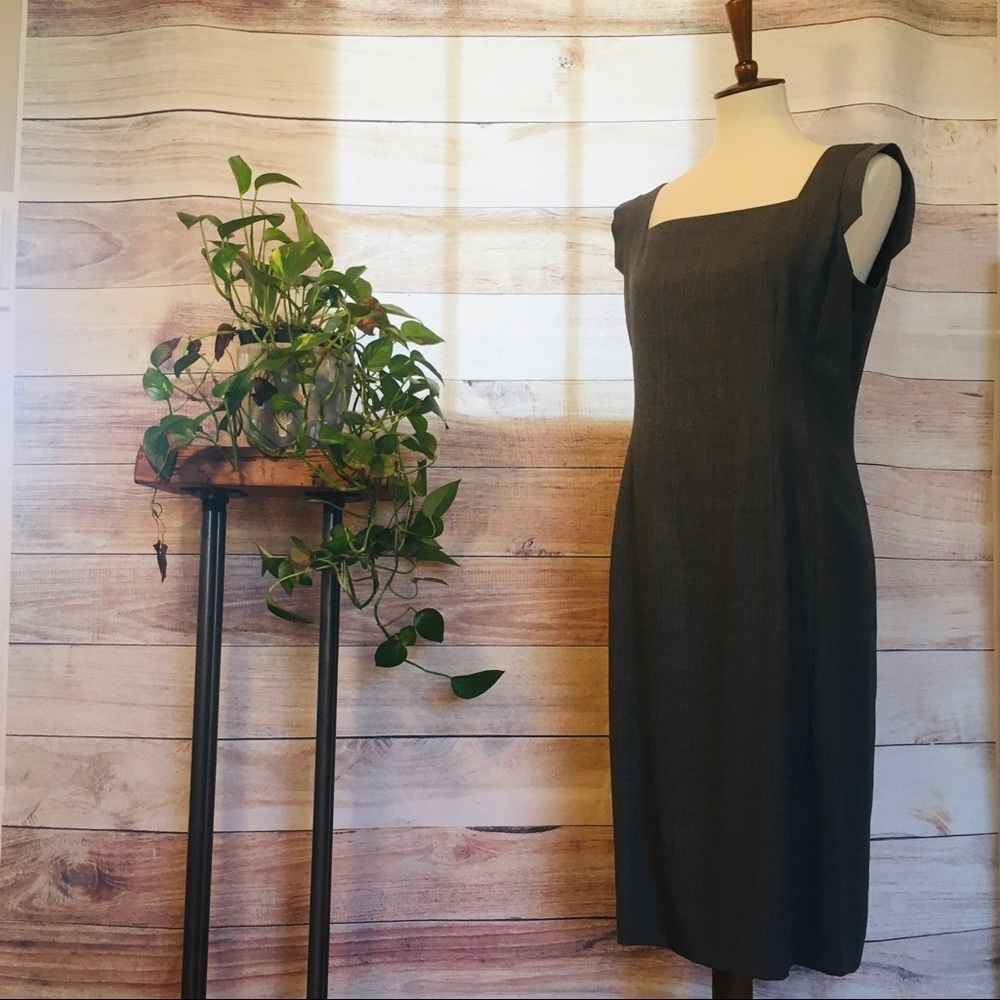 Herringbone sheath dress